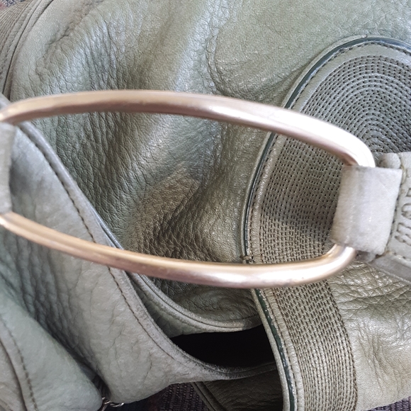 Botkier Green Italian Leather Hobo Bag Shoulder purse - Picture 3 of 12